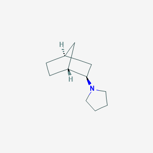 Pyrrolidine, 1-bicyclo[2.2.1]hept-2-yl-, exo-(9CI)