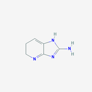 molecular formula C6H8N4 B190003 5,6-dihydro-1H-imidazo[4,5-b]pyridin-2-amine CAS No. 197844-36-3