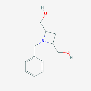 molecular formula C12H17NO2 B190007 （1-苄基氮杂环丁烷-2,4-二基）二甲醇 CAS No. 127310-66-1