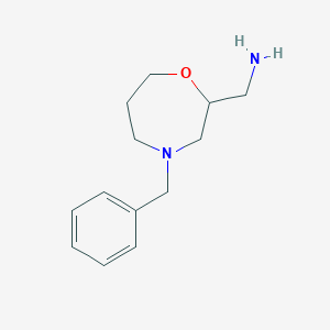 (4-Benzyl-1,4-oxazepan-2-yl)methanamine