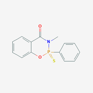 molecular formula C14H12NO2PS B190011 3-Methyl-2-phenyl-4H-1,3,2-benzoxazaphosphorin-4-one 2-sulfide CAS No. 198767-45-2