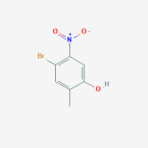 4-Bromo-2-methyl-5-nitrophenol