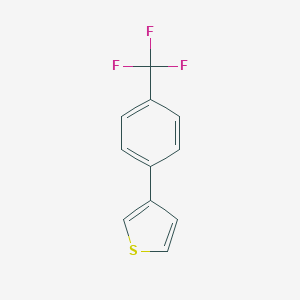 molecular formula C11H7F3S B190021 3-[4-(Trifluoromethyl)phenyl]thiophene CAS No. 122159-58-4