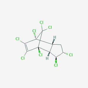 molecular formula C10H6Cl8 B190028 (1S,2R,3S,4S,6R,7R)-1,3,4,7,8,9,10,10-Octachlorotricyclo[5.2.1.02,6]dec-8-ene CAS No. 142433-24-7