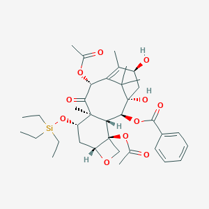 molecular formula C37H52O11Si B019003 7-O-(Triethylsilyl) Baccatin III CAS No. 115437-21-3