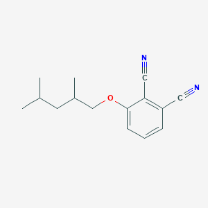 molecular formula C15H18N2O B190030 3-((2,4-二甲基戊基)氧基)邻苯二甲腈 CAS No. 176110-82-0
