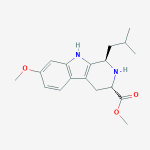 Methyl (1R,3S)-7-methoxy-1-(2-methylpropyl)-2,3,4,9-tetrahydro-1H-beta-carboline-3-carboxylate