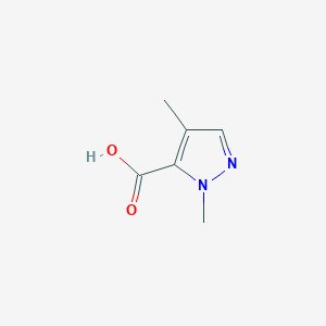 molecular formula C6H8N2O2 B190055 1,4-dimethyl-1H-pyrazole-5-carboxylic acid CAS No. 13745-58-9