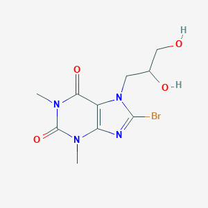 molecular formula C10H13BrN4O4 B190066 7-(2,3-二羟基丙基)-8-溴茶碱 CAS No. 111038-24-5