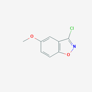 molecular formula C8H6ClNO2 B190068 3-Chloro-5-methoxy-1,2-benzoxazole CAS No. 16263-58-4