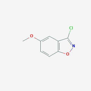 molecular formula C8H6ClNO2 B190068 3-Chloro-5-methoxy-benzo[D]isoxazole CAS No. 16263-58-4
