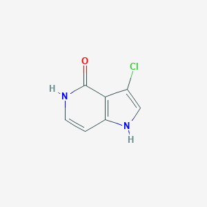 molecular formula C7H5ClN2O B190069 3-Chloro-1H-pyrrolo[3,2-c]pyridin-4-ol CAS No. 117332-46-4