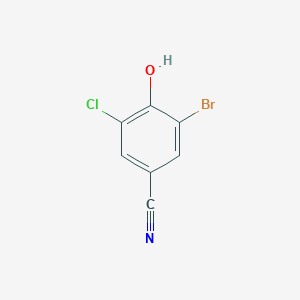 molecular formula C7H3BrClNO B190070 3-溴-5-氯-4-羟基苯甲腈 CAS No. 1689-86-7