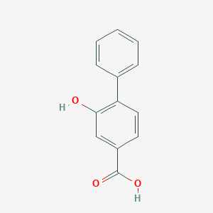 molecular formula C13H10O3 B190072 2-Hydroxy-[1,1'-biphenyl]-4-carboxylic acid CAS No. 106593-48-0