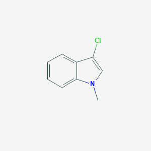 molecular formula C9H8ClN B190073 3-氯-1-甲基-1H-吲哚 CAS No. 124589-41-9