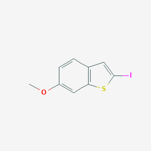 molecular formula C9H7IOS B190076 Benzo[b]thiophene, 2-iodo-6-methoxy- CAS No. 183133-89-3