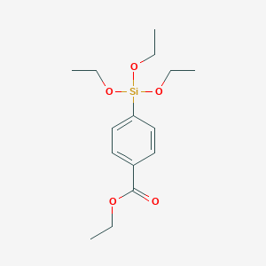 molecular formula C15H24O5Si B190079 Ethyl 4-(triethoxysilyl)benzoate CAS No. 197662-64-9