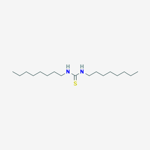 molecular formula C17H36N2S B190091 1,3-Dioctyl-2-thiourea CAS No. 109-40-0