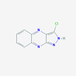 molecular formula C9H5ClN4 B190092 3-Chloro-1H-pyrazolo[3,4-b]quinoxaline CAS No. 160315-07-1