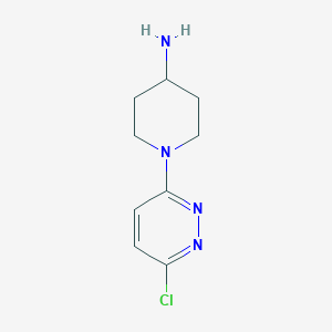 molecular formula C9H13ClN4 B190099 1-(6-Chloropyridazin-3-yl)piperidin-4-amine CAS No. 100241-10-9