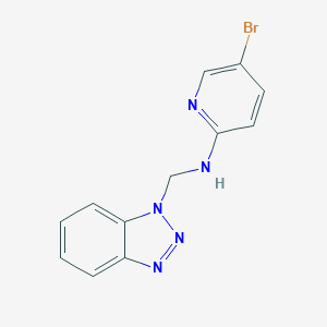 N-(benzotriazol-1-ylmethyl)-5-bromopyridin-2-amine