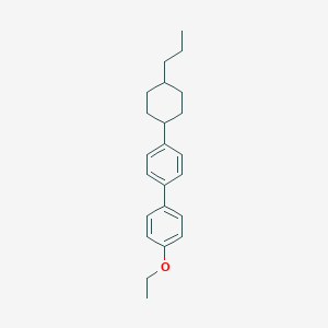 molecular formula C23H30O B190122 trans-4-Ethoxy-4'-(4-propylcyclohexyl)-1,1'-biphenyl CAS No. 118106-62-0