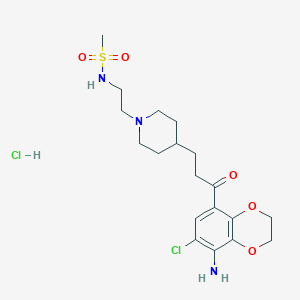 molecular formula C19H29Cl2N3O5S B190131 Sulamserod hydrochloride CAS No. 184159-40-8