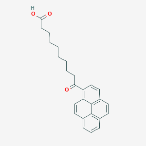 molecular formula C26H26O3 B190134 10-Oxo-10-pyren-1-yldecanoic acid CAS No. 104180-30-5