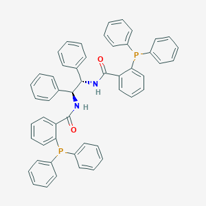 molecular formula C52H42N2O2P2 B190136 N,N'-[(1S,2S)-1,2-Diphenyl-1,2-ethanediyl]bis(2-diphenylphosphinobenzamide) CAS No. 143668-57-9