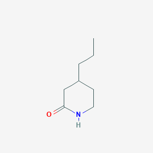 molecular formula C8H15NO B190140 4-Propylpiperidin-2-one CAS No. 179683-96-6