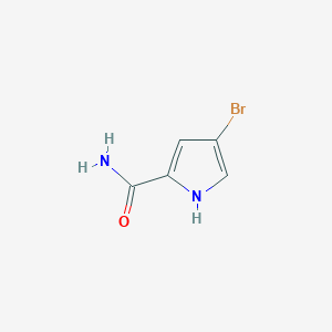 molecular formula C5H5BrN2O B190144 4-溴-1H-吡咯-2-甲酰胺 CAS No. 196106-96-4