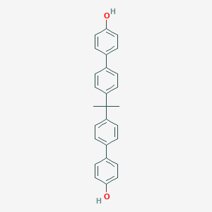 molecular formula C27H24O2 B190147 4-[4-[2-[4-(4-Hydroxyphenyl)phenyl]propan-2-yl]phenyl]phenol CAS No. 126531-39-3