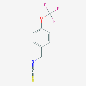 molecular formula C9H6F3NOS B190149 4-(Trifluoromethoxy)benzyl isothiocyanate CAS No. 128273-52-9