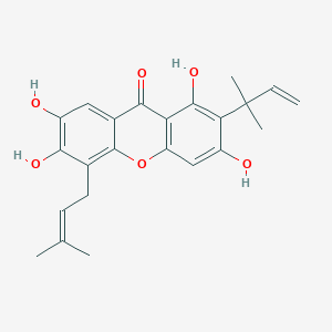 molecular formula C23H24O6 B190151 cudraxanthone L 