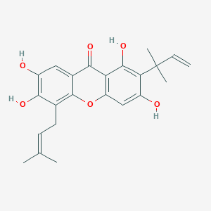 molecular formula C23H24O6 B190151 cudraxanthone L CAS No. 135541-40-1