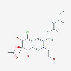 molecular formula C23H28ClNO5 B190152 Isochromophilone VI CAS No. 167173-91-3