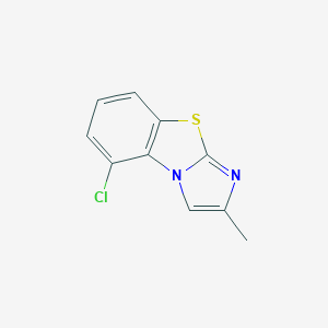 molecular formula C10H7ClN2S B190153 2-Methyl-5-chloroimidazo[2,1-b]benzothiazole CAS No. 196195-70-7