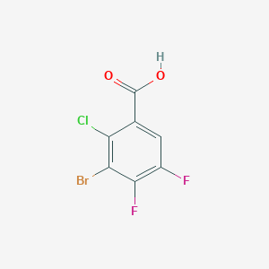 molecular formula C7H2BrClF2O2 B190156 3-Bromo-2-chloro-4,5-difluorobenzoic acid CAS No. 112062-69-8