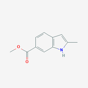 molecular formula C11H11NO2 B190157 Methyl 2-methyl-1H-indole-6-carboxylate CAS No. 184150-96-7