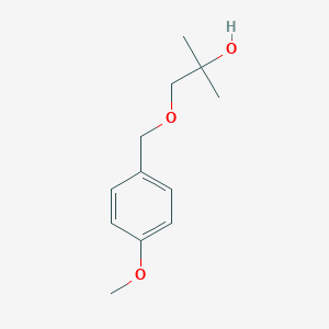 molecular formula C12H18O3 B019016 2-Methyl-1-(4-methoxyphenyl)methoxy-2-propanol CAS No. 154044-75-4