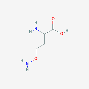 molecular formula C4H10N2O3 B190161 2-Amino-4-aminooxybutanoic acid CAS No. 15985-61-2