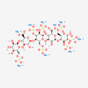 molecular formula C38H64NaO49S7 B190162 Idraparinux sodium CAS No. 149920-56-9