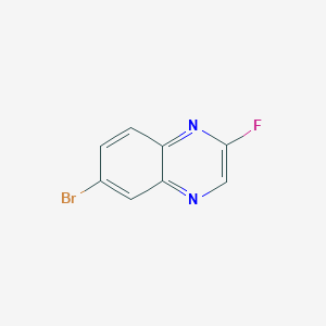 molecular formula C8H4BrFN2 B190163 6-Bromo-2-fluoroquinoxaline CAS No. 112080-07-6