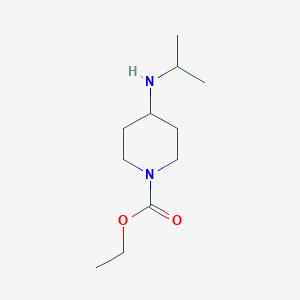 molecular formula C11H22N2O2 B190172 Ethyl 4-(isopropylamino)piperidine-1-carboxylate CAS No. 104605-11-0
