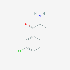 molecular formula C9H10ClNO B190177 2-氨基-1-(3-氯苯基)丙酮 CAS No. 119802-69-6