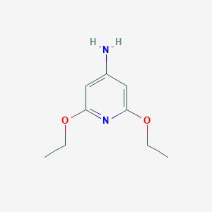 molecular formula C9H14N2O2 B190182 2,6-Diethoxypyridin-4-amine CAS No. 183296-01-7