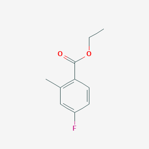 molecular formula C10H11FO2 B190183 Ethyl 4-fluoro-2-methylbenzoate CAS No. 167758-88-5