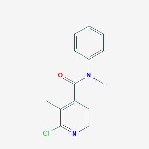 molecular formula C14H13ClN2O B190186 2-Chloro-N,3-dimethyl-N-phenylisonicotinamide CAS No. 133928-64-0
