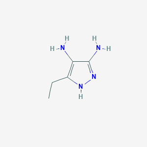 molecular formula C5H10N4 B190187 5-Ethyl-1H-pyrazole-3,4-diamine CAS No. 199340-98-2