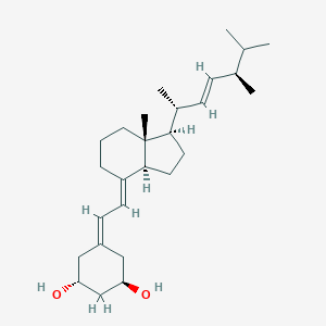 molecular formula C27H44O2 B190201 (1R,3R)-5-[(2E)-2-[(1R,3As,7aR)-1-[(E,2R,5R)-5,6-dimethylhept-3-en-2-yl]-7a-methyl-2,3,3a,5,6,7-hexahydro-1H-inden-4-ylidene]ethylidene]cyclohexane-1,3-diol CAS No. 131918-62-2
